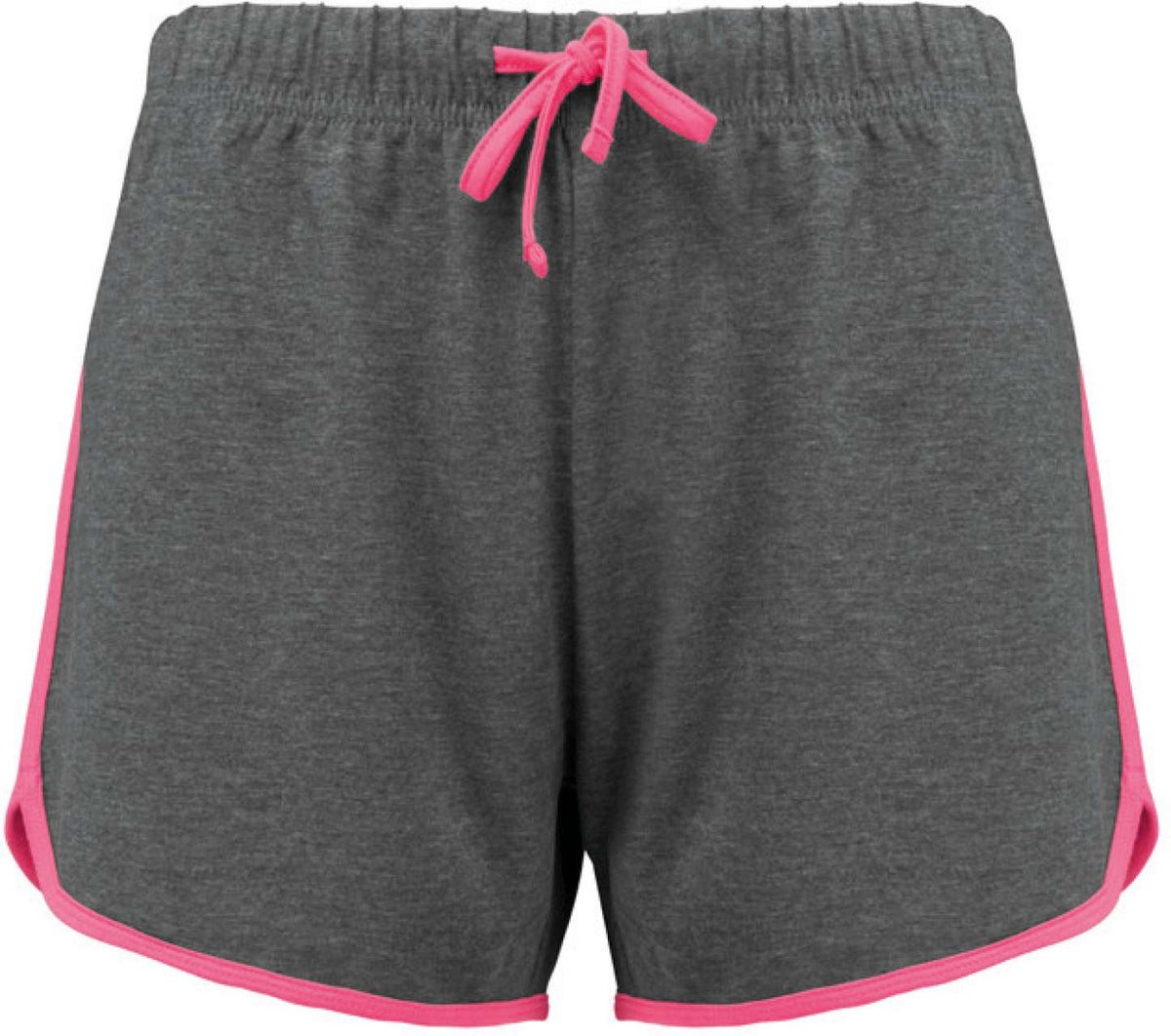 PA1021 Grey Heather/Fluorescent Pink