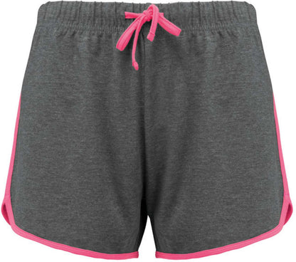 PA1021 Grey Heather/Fluorescent Pink