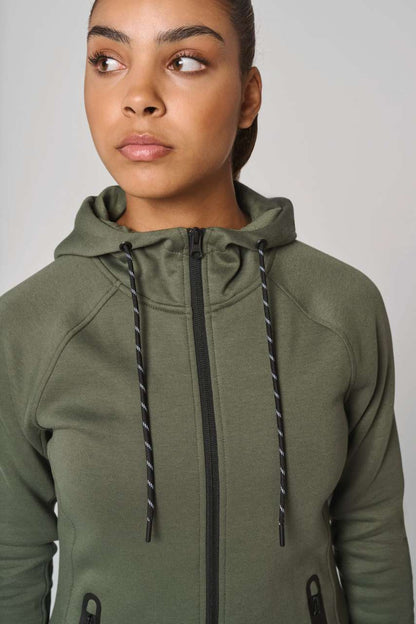 LADIES’ HOODED SWEATSHIRT