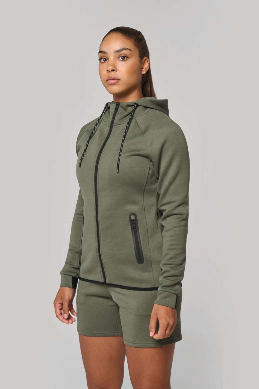 LADIES’ HOODED SWEATSHIRT