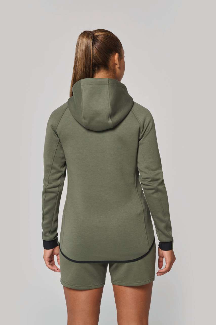 LADIES’ HOODED SWEATSHIRT