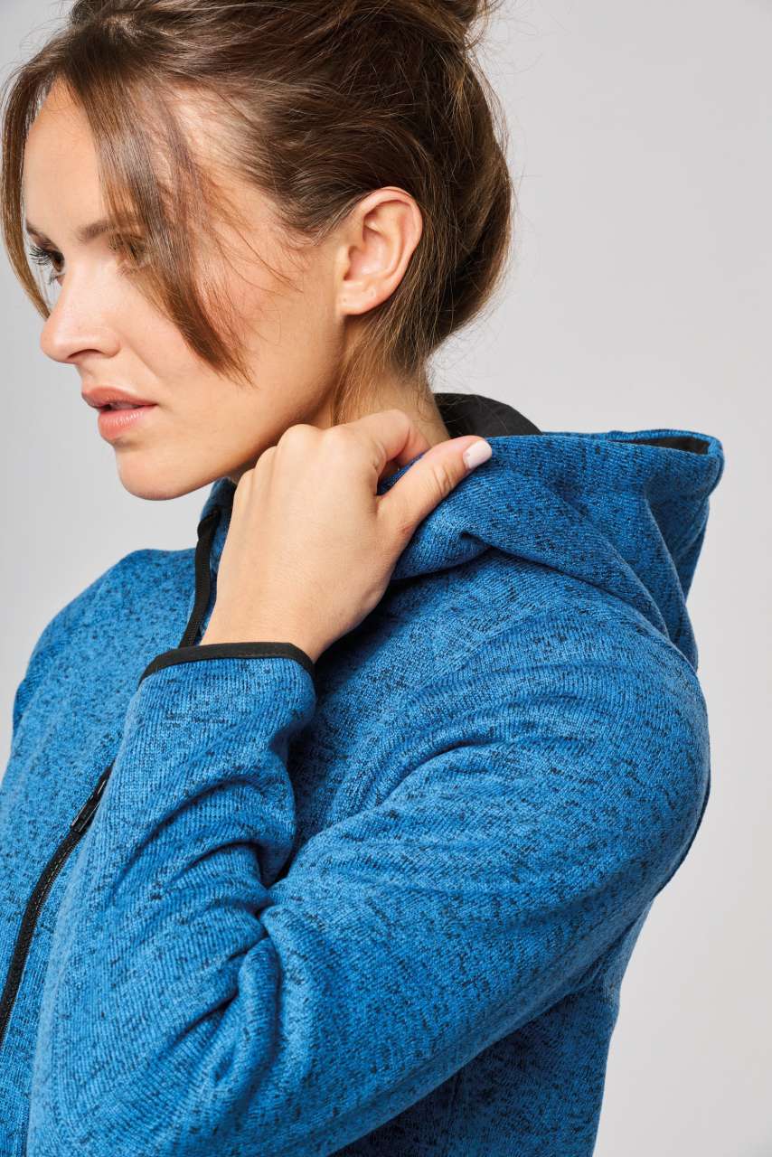 LADIES’ HEATHER HOODED JACKET
