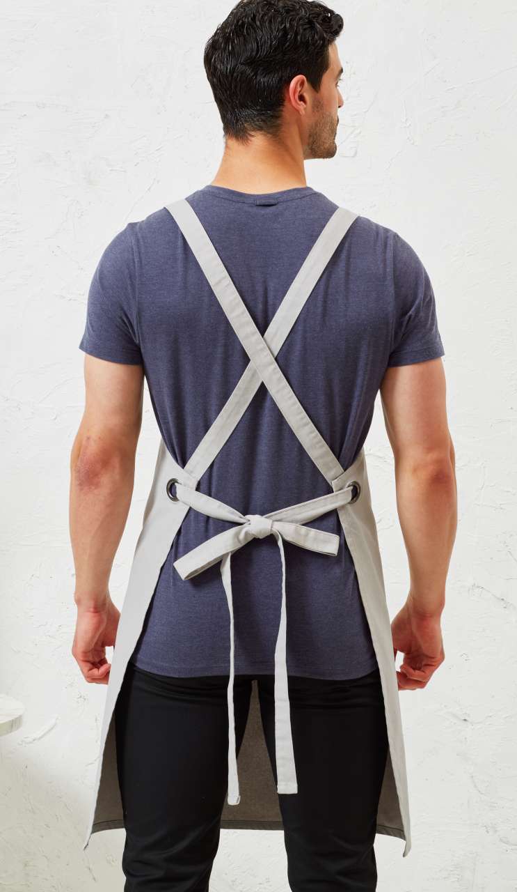 CROSS BACK ’BARISTA’ BIB APRON