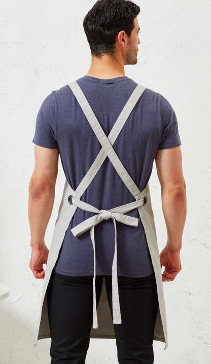 CROSS BACK ’BARISTA’ BIB APRON