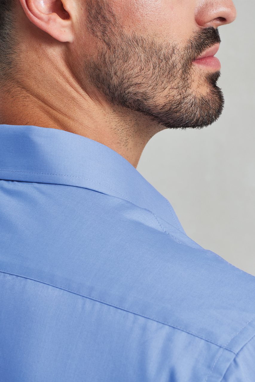 MEN'S SHORT SLEEVE POPLIN SHIRT