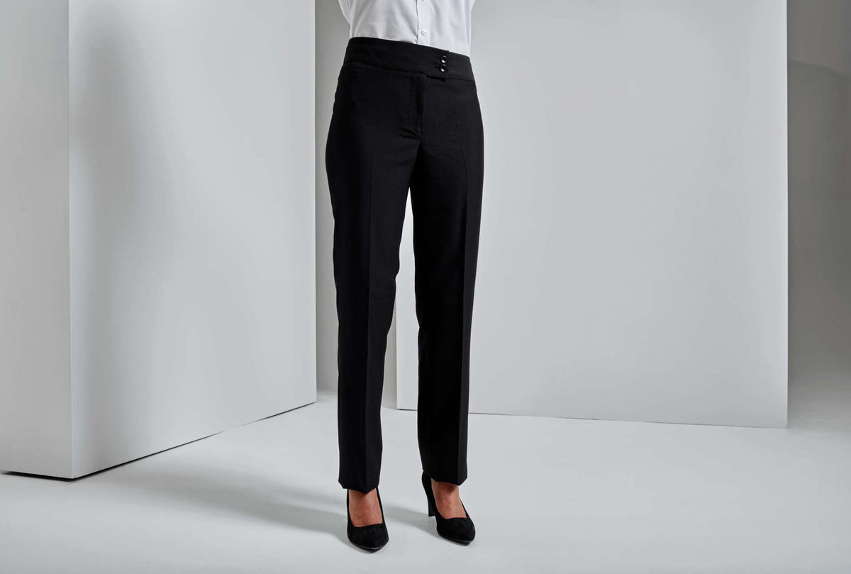 LADIES' 'IRIS' STRAIGHT LEG TROUSERS