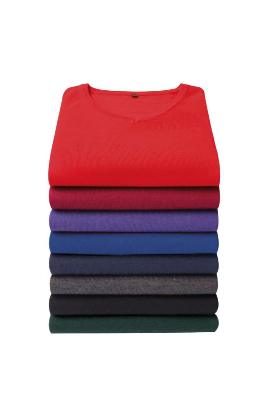 MEN'S KNITTED V-NECK SWEATER