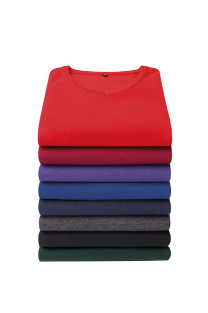 MEN'S KNITTED V-NECK SWEATER