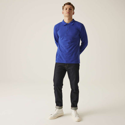 PRO 65/35 LONG SLEEVE POLO SHIRT