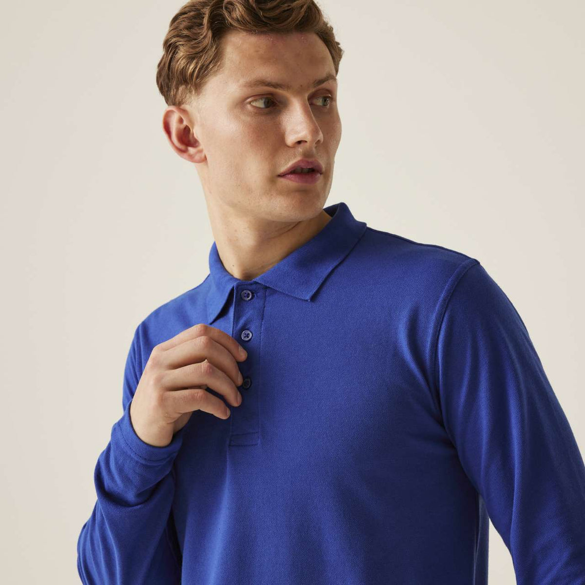 PRO 65/35 LONG SLEEVE POLO SHIRT