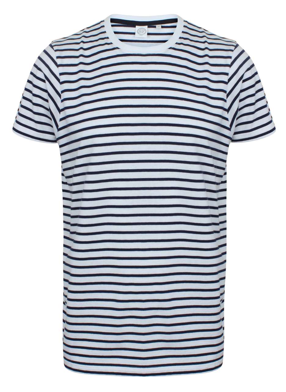 SF202 Heather Grey Stripe