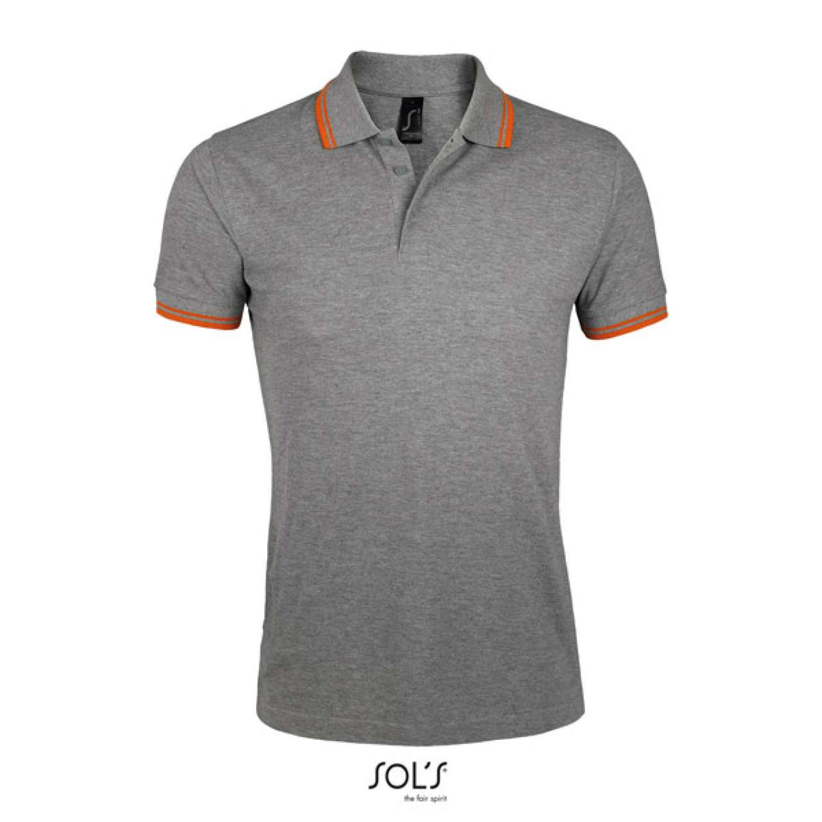 SO00577 Grey Melange/Orange
