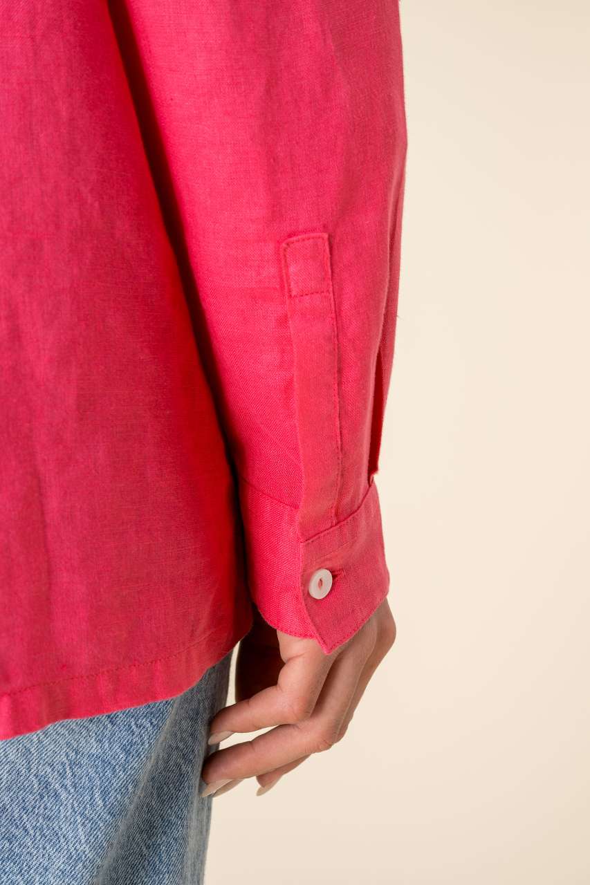 LADIES' OVERSIZE LINEN SHIRT