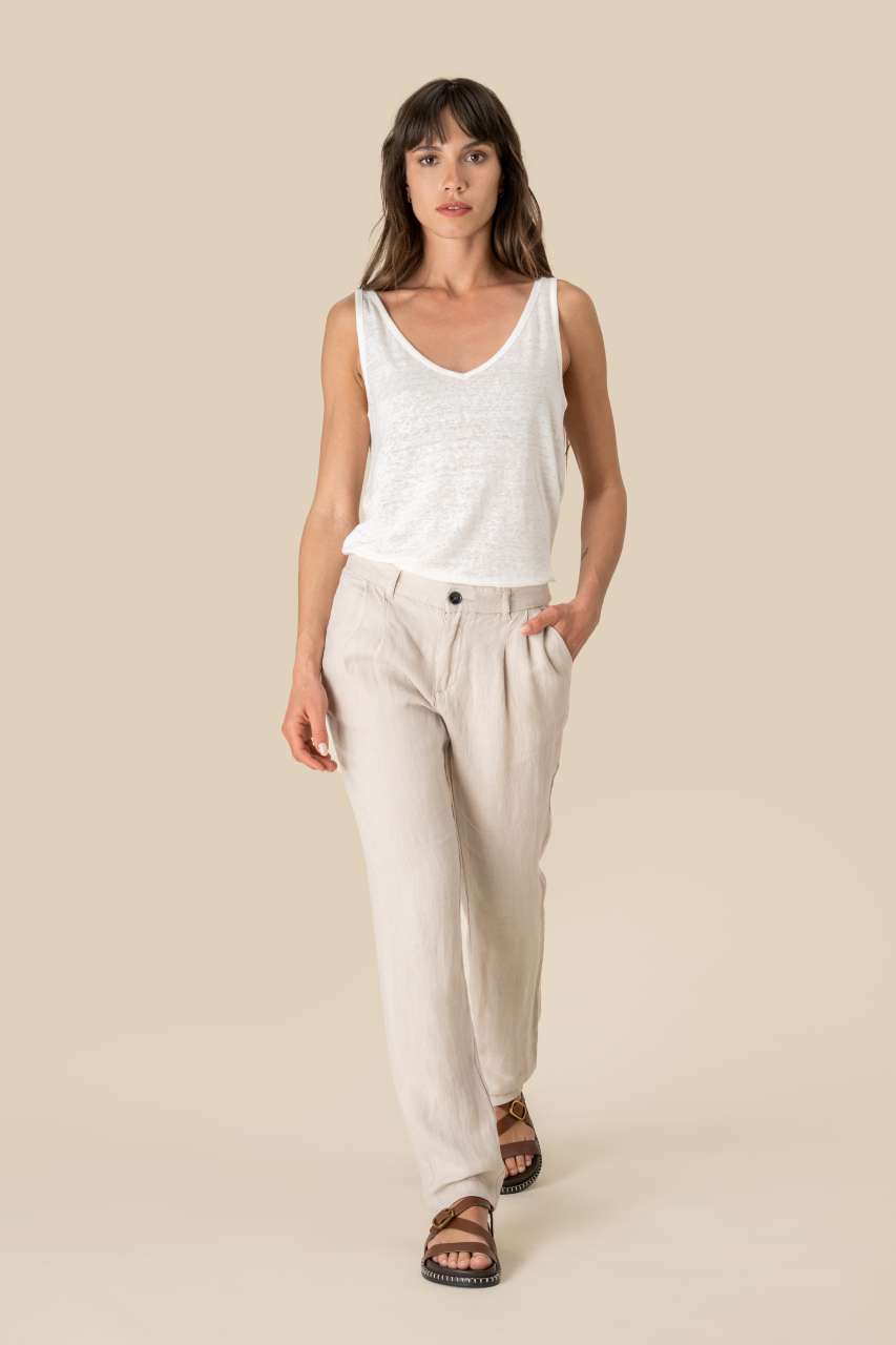 LADIE'S LINEN TROUSERS