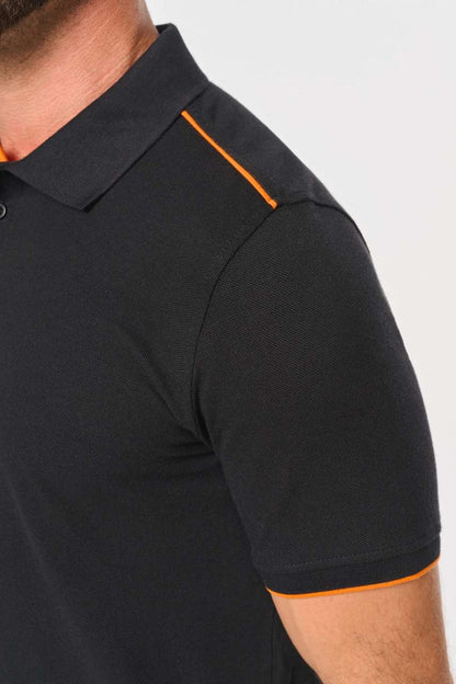 MEN'S SHORT-SLEEVED CONTRASTING DAYTODAY POLO SHIRT