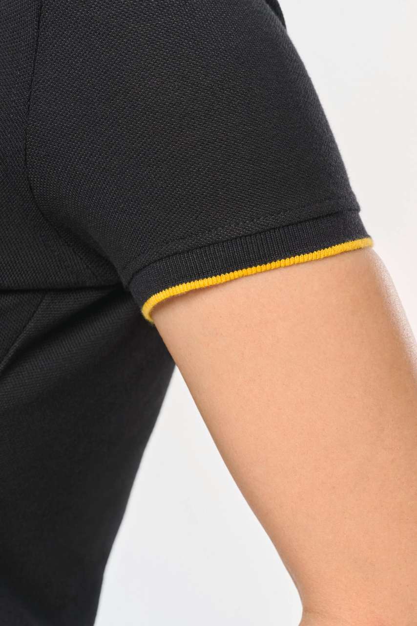 LADIES' SHORT-SLEEVED CONTRASTING DAYTODAY POLO SHIRT