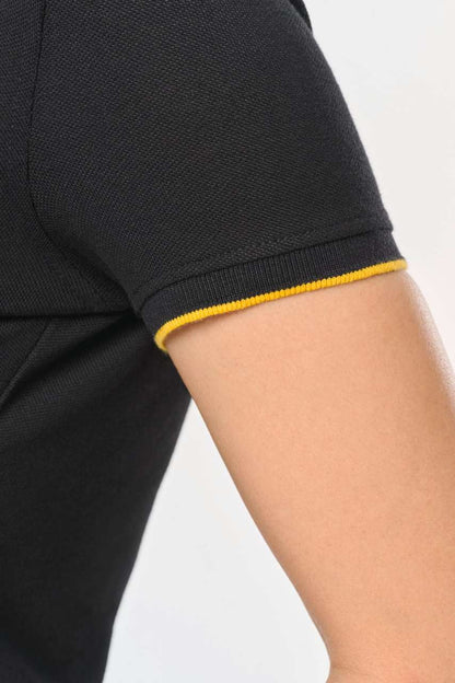 LADIES' SHORT-SLEEVED CONTRASTING DAYTODAY POLO SHIRT