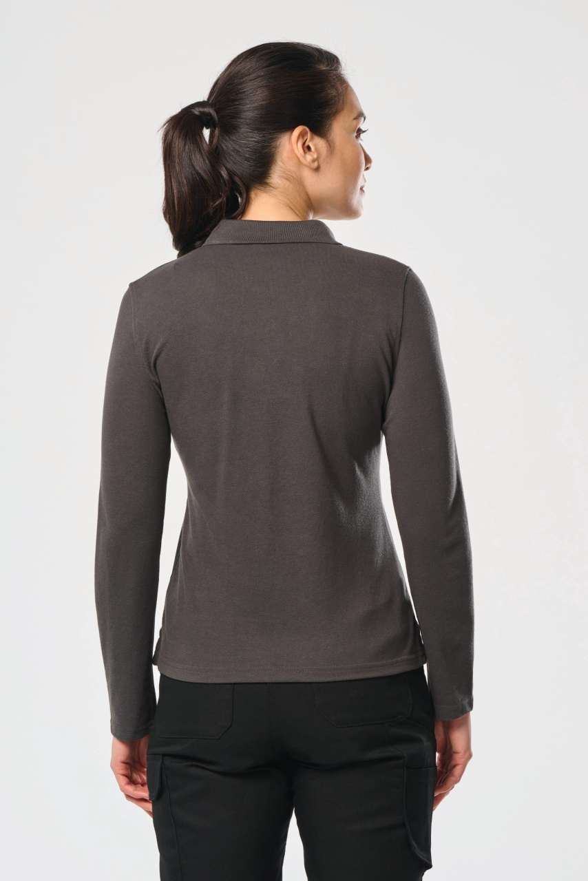 LADIES' LONG-SLEEVED POLO SHIRT
